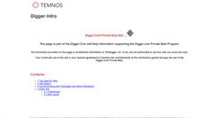 Desktop Screenshot of help.digger.com