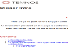 Tablet Screenshot of help.digger.com